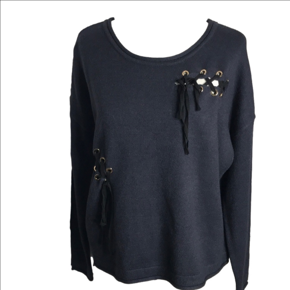 NEW MODERN SWEATER SIZE L‎ DARK BLUE WOMENS